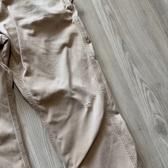 Men's Carhartt Tan Brown Khaki Cargo Utility Rugged Casual Work Pants Sz 36 x 34 - Picture 3 of 9